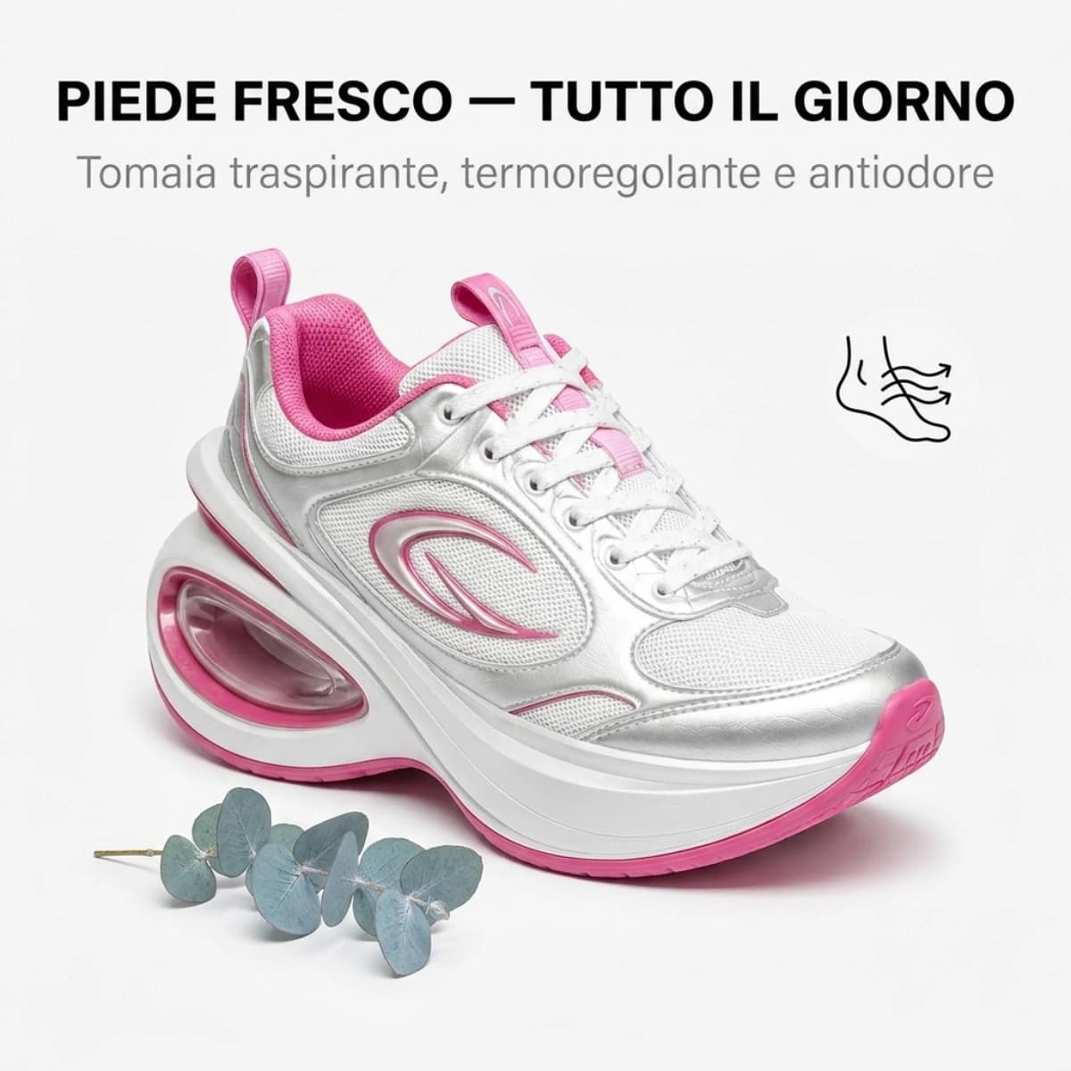 Tomaia traspirante e impermeabile